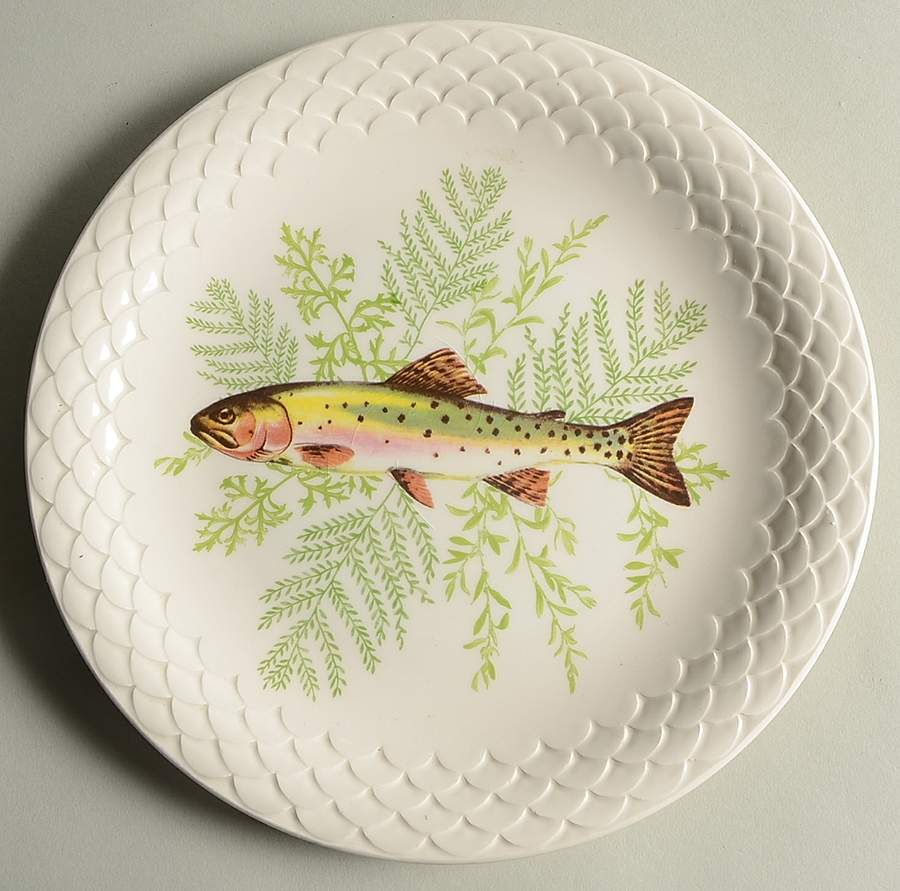 Casting Salad Plate by C E Corey-1