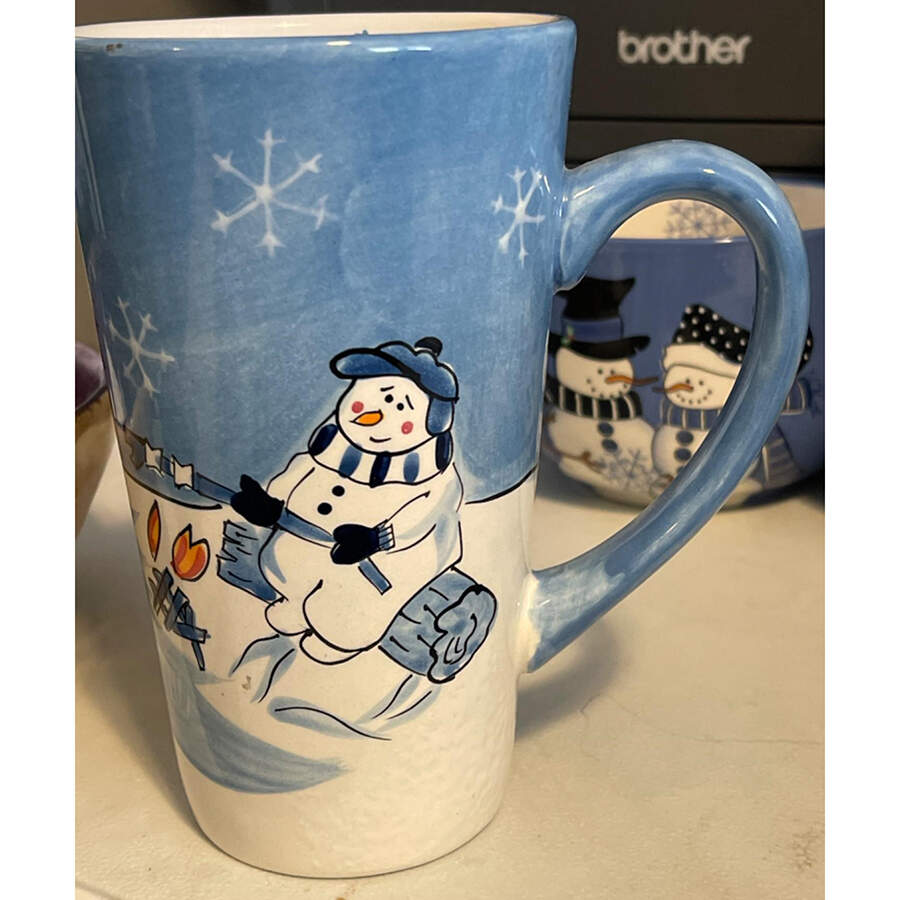 Snow Valley Latte Mug by Canterbury Potteries-1