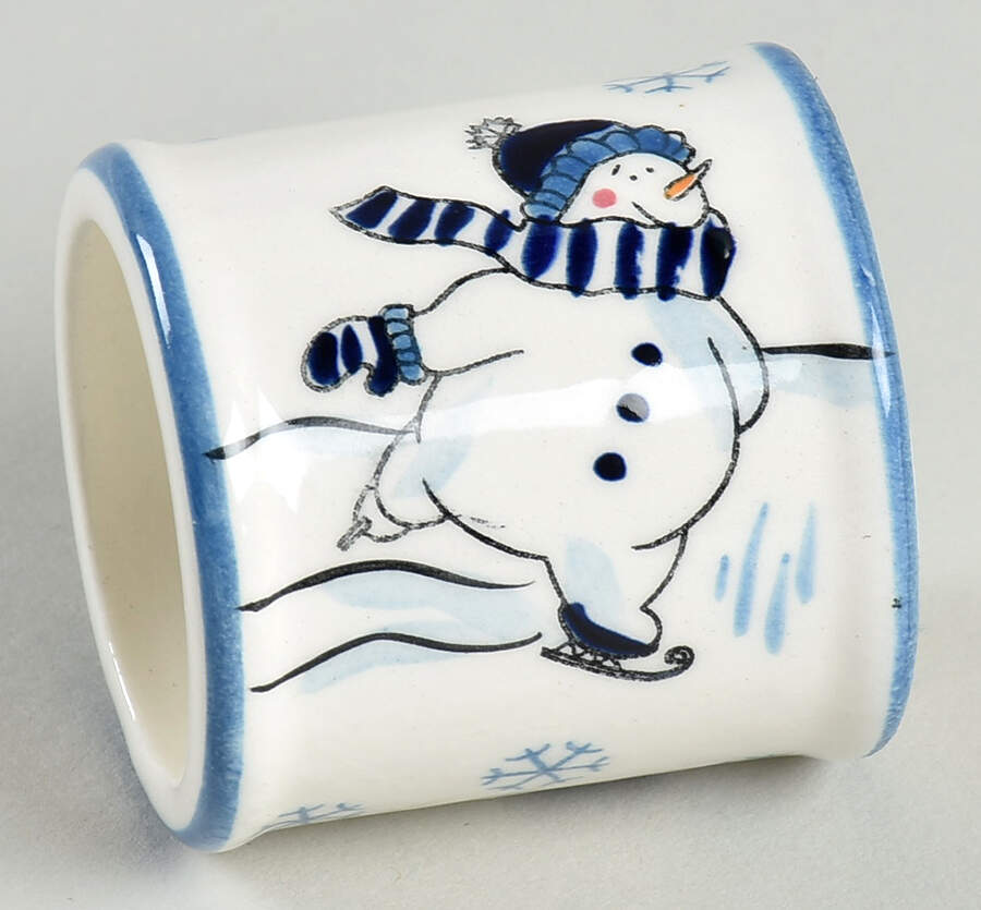 Snow Valley Napkin Ring by Canterbury Potteries-1