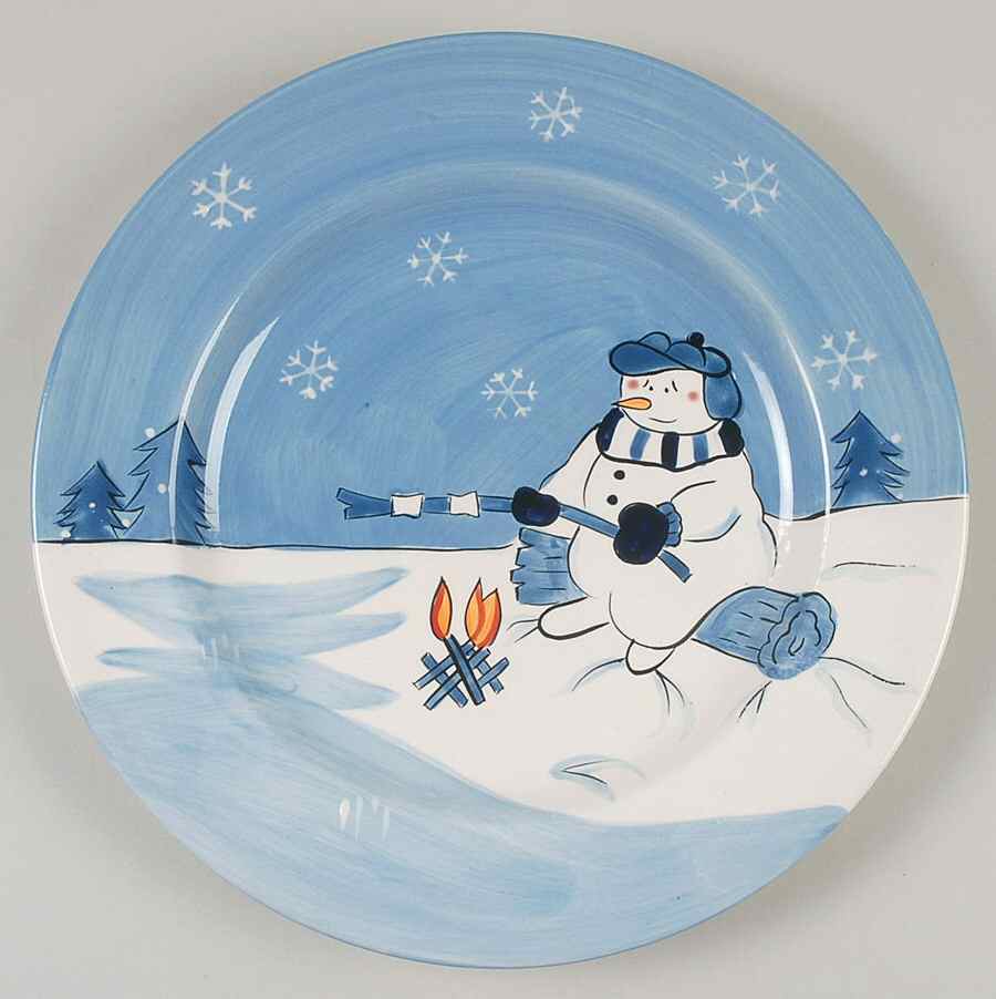 Snow Valley Dinner Plate by Canterbury Potteries-1