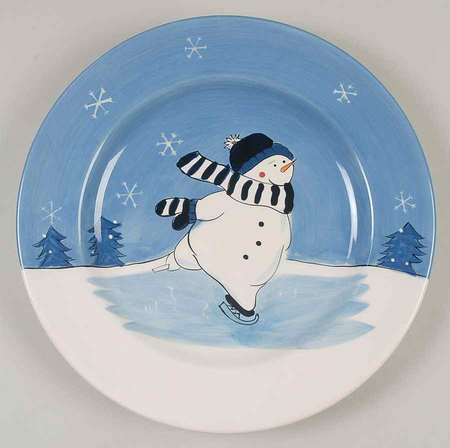 Snow Valley Dinner Plate by Canterbury Potteries-1