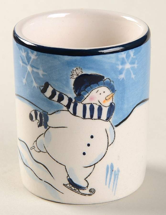 Snow Valley Votive Candleholder by Canterbury Potteries-1