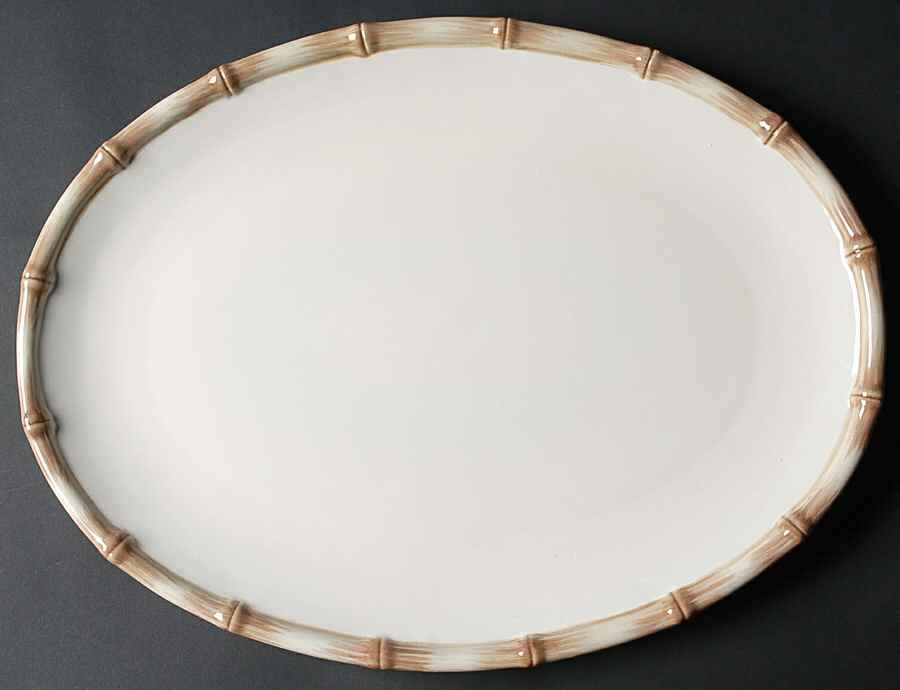 Ombre 16" Oval Serving Platter by Cindy Crawford Style-1