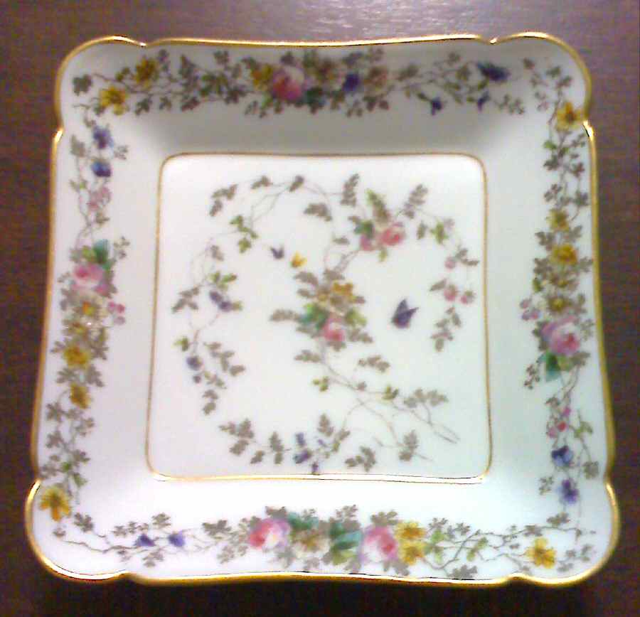 CHF1552 Square Tray by Charles Field Haviland-1
