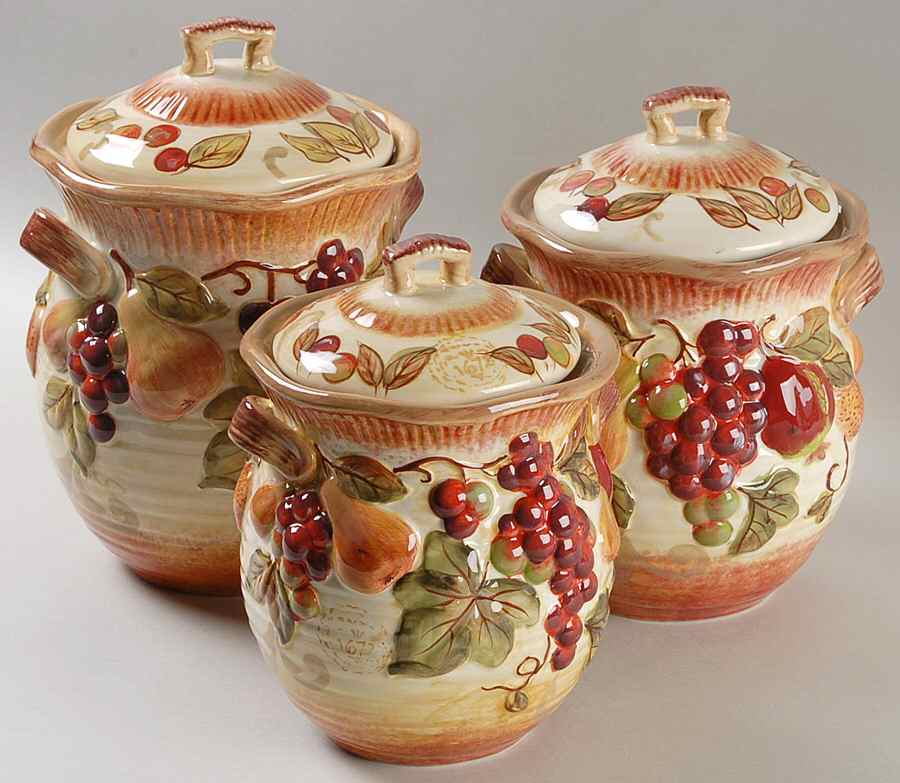 Siena (3 Piece) Canister Set (Box Set) by Certified International-1