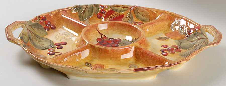 Siena 1 Pc Chip & Dip with 5 Sections by Certified International-1