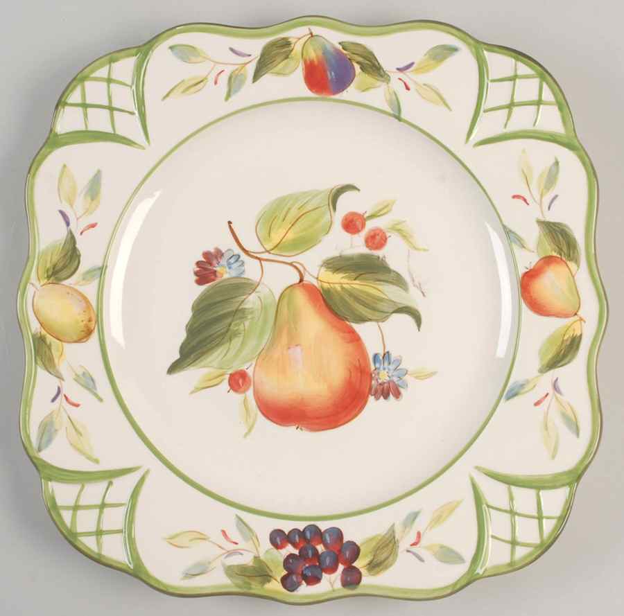 Tuscan Garden Square Dinner Plate by Certified International-1
