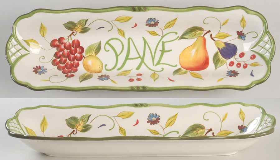 Tuscan Garden 17" Bread Tray by Certified International-1