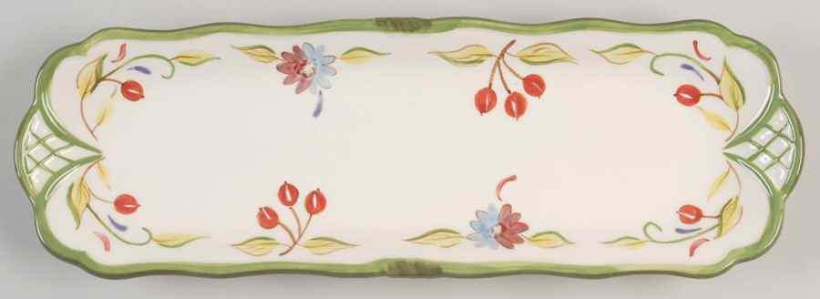 Tuscan Garden Tray Only for 3 Bowl Condiment Set by Certified International-1