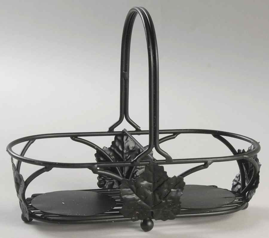 Tuscan Garden Metal Stand for Salt & Pepper by Certified International-1