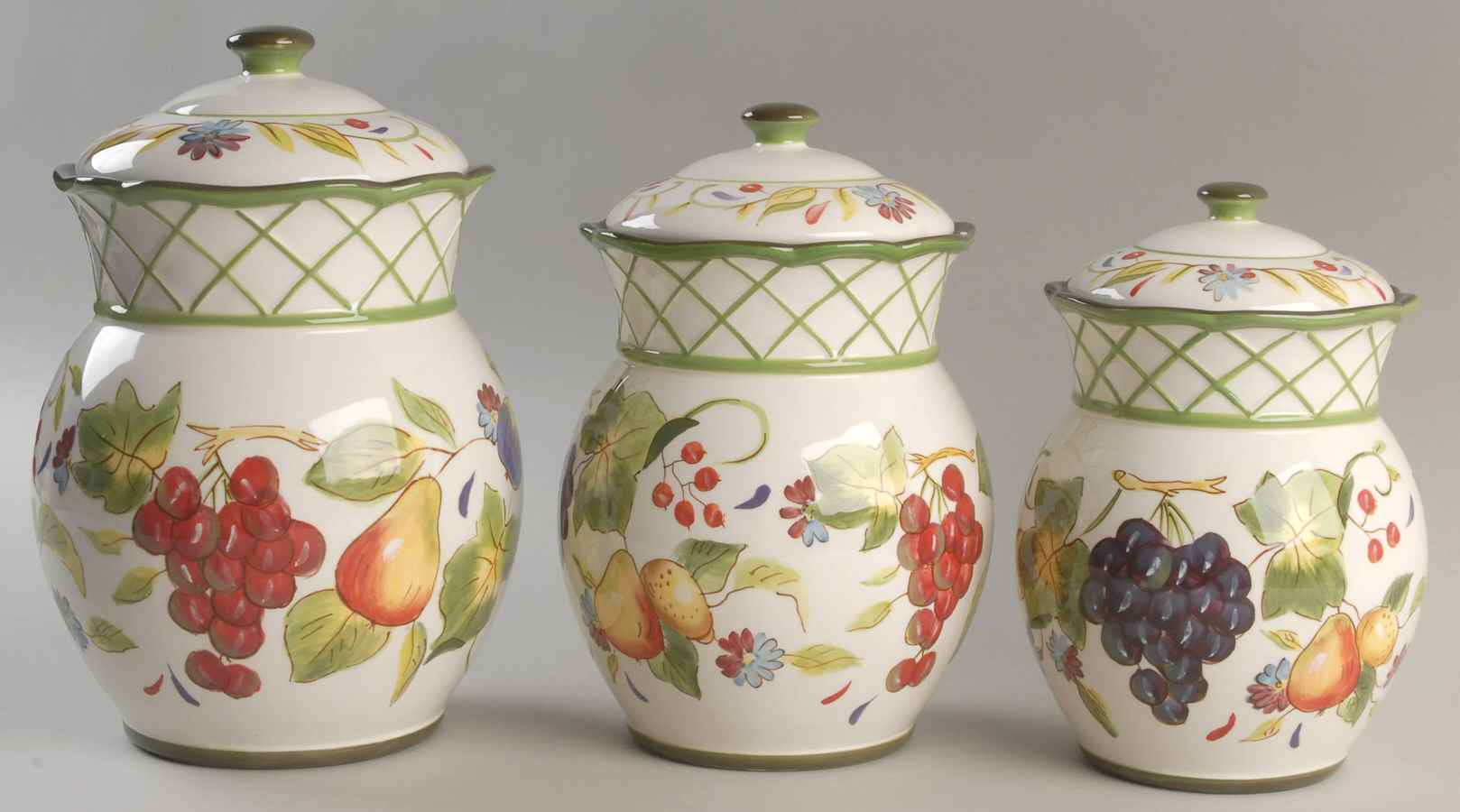 Tuscan Garden (3 Piece) Canister Set (Box Set) by Certified International-1
