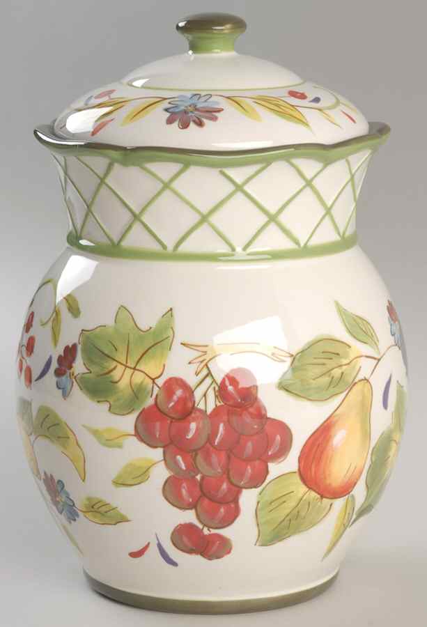 Tuscan Garden Large Canister & Lid by Certified International-1