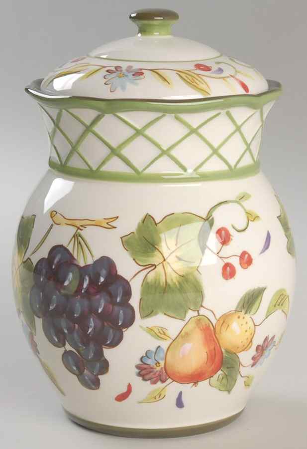 Tuscan Garden Small Canister & Lid by Certified International-1