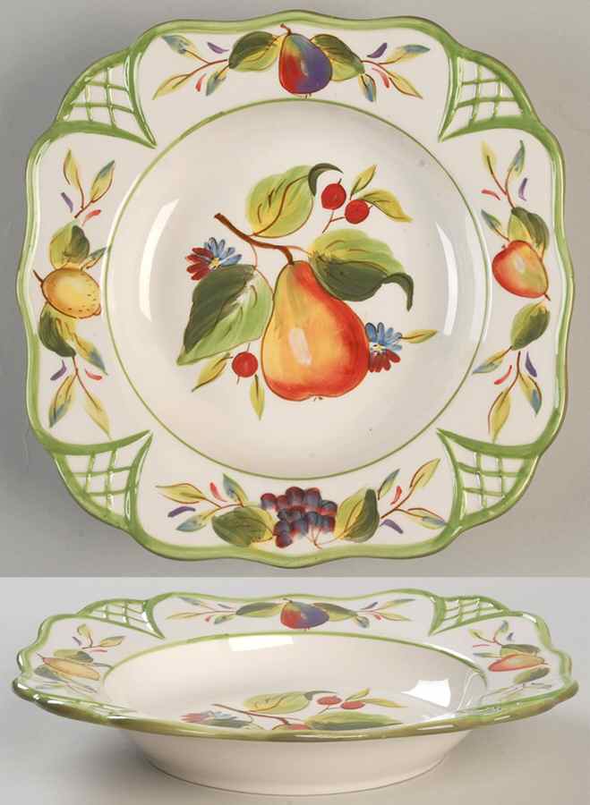 Tuscan Garden Square Soup Bowl by Certified International-1