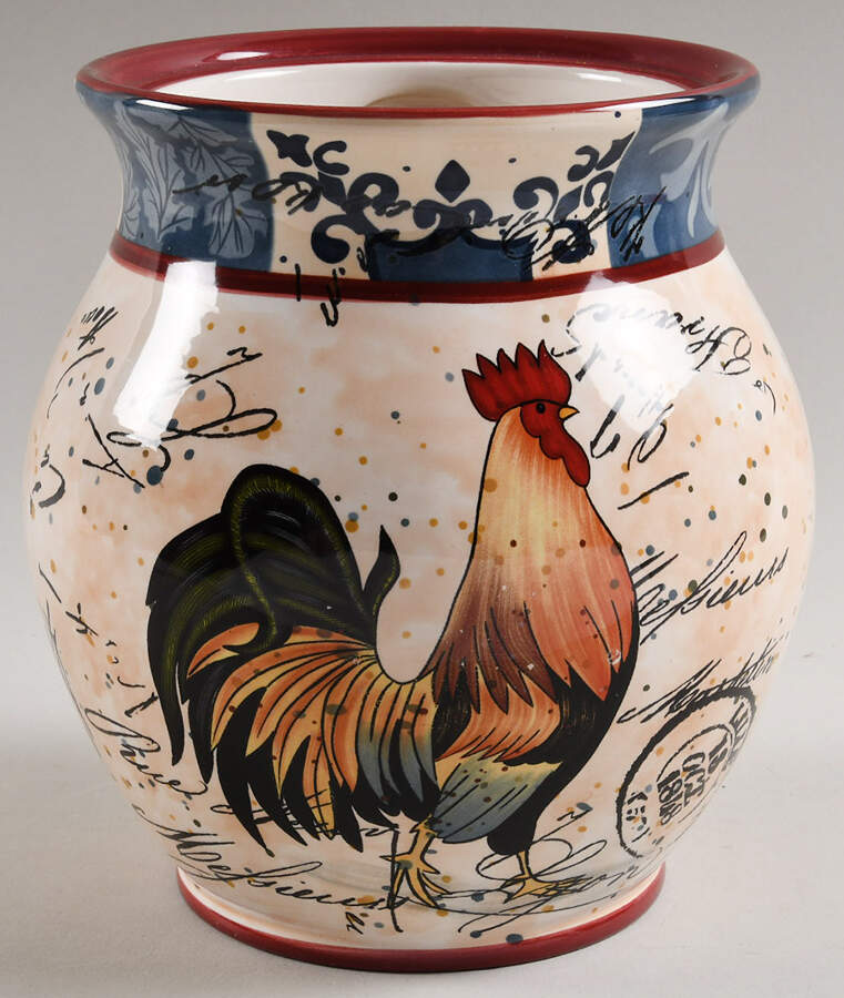 Lille Rooster Large Canister No Lid by Certified International-1