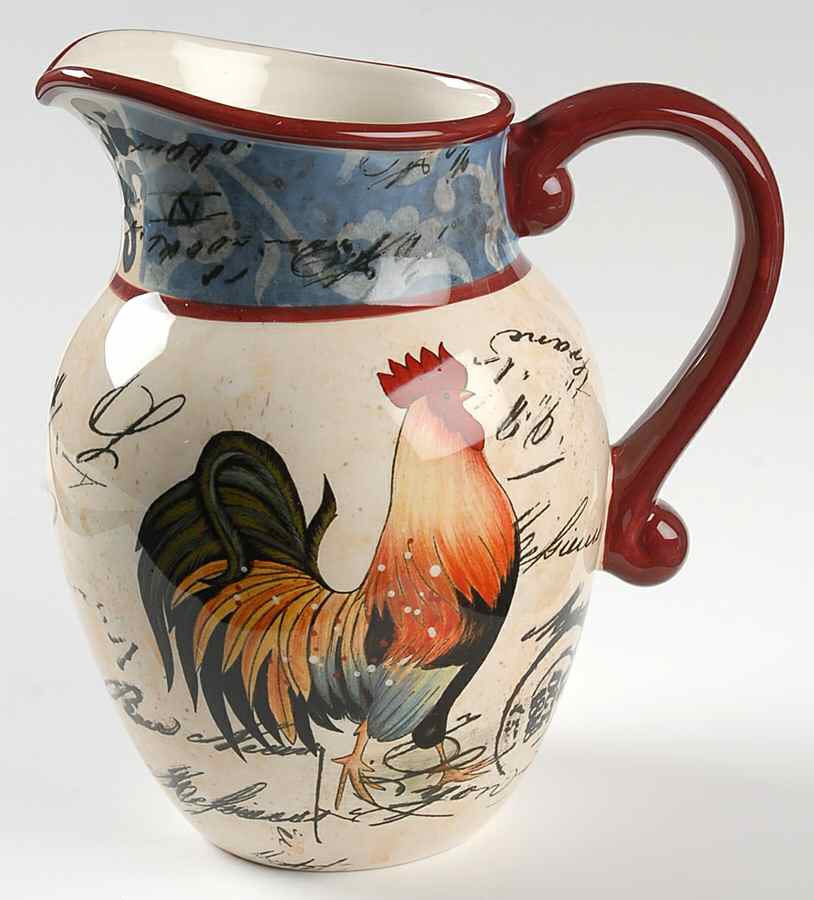 Lille Rooster 72 Oz Pitcher by Certified International-1