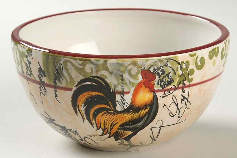 Lille Rooster Individual Ice Cream Dish by Certified International-1