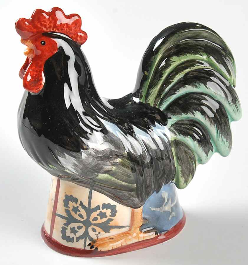 Lille Rooster Figural Salt Shaker by Certified International-1
