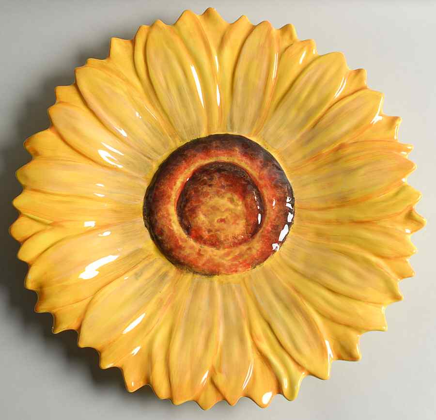 Sun Blossom Flower Shaped Platter by Certified International-1