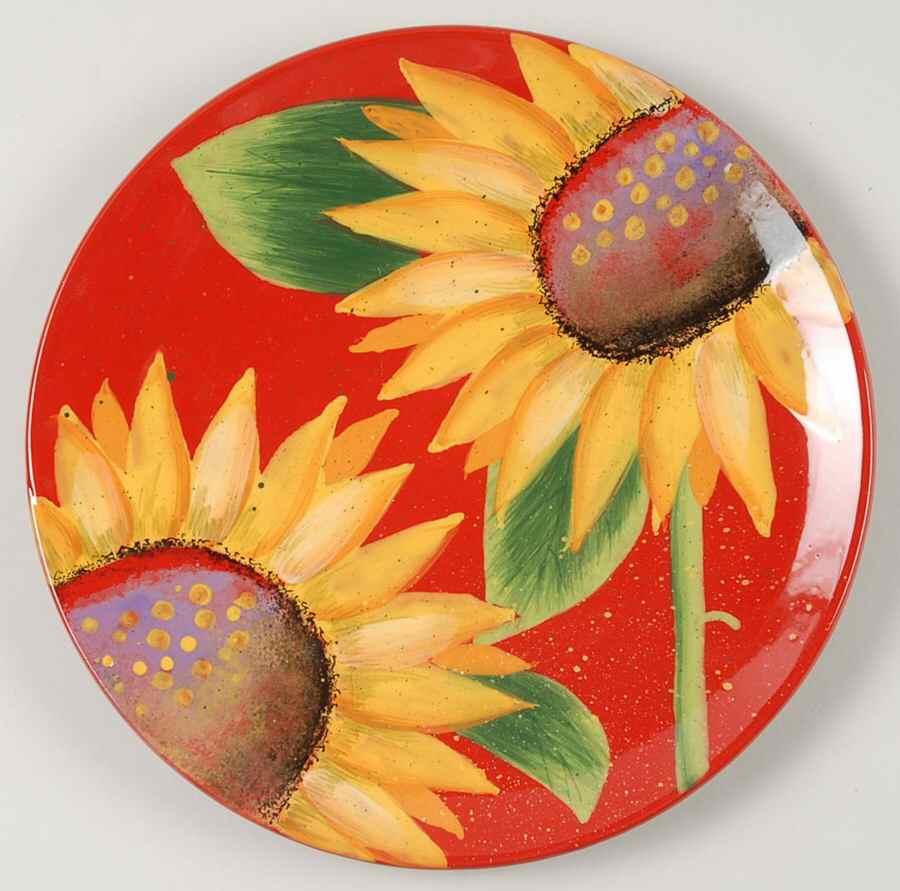 Sun Blossom Salad Plate by Certified International-1