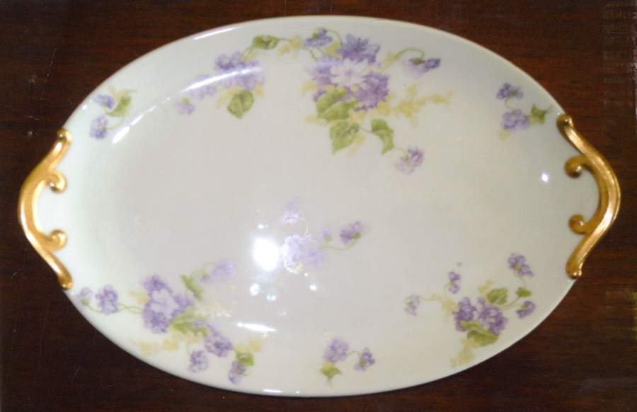CHF1553 11" Oval Serving Platter by Charles Field Haviland-1