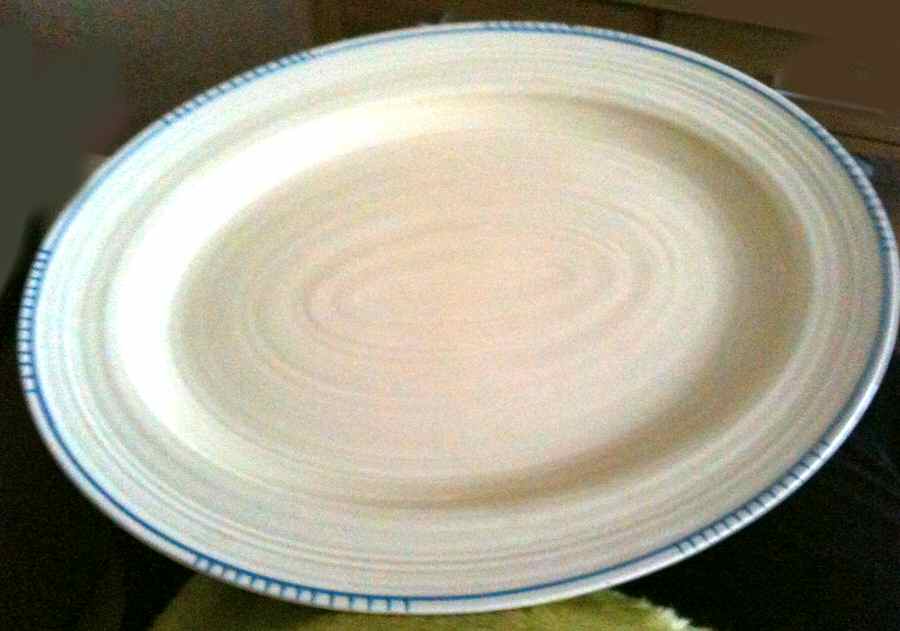 CRD229 16" Oval Serving Platter by Crown Ducal-1