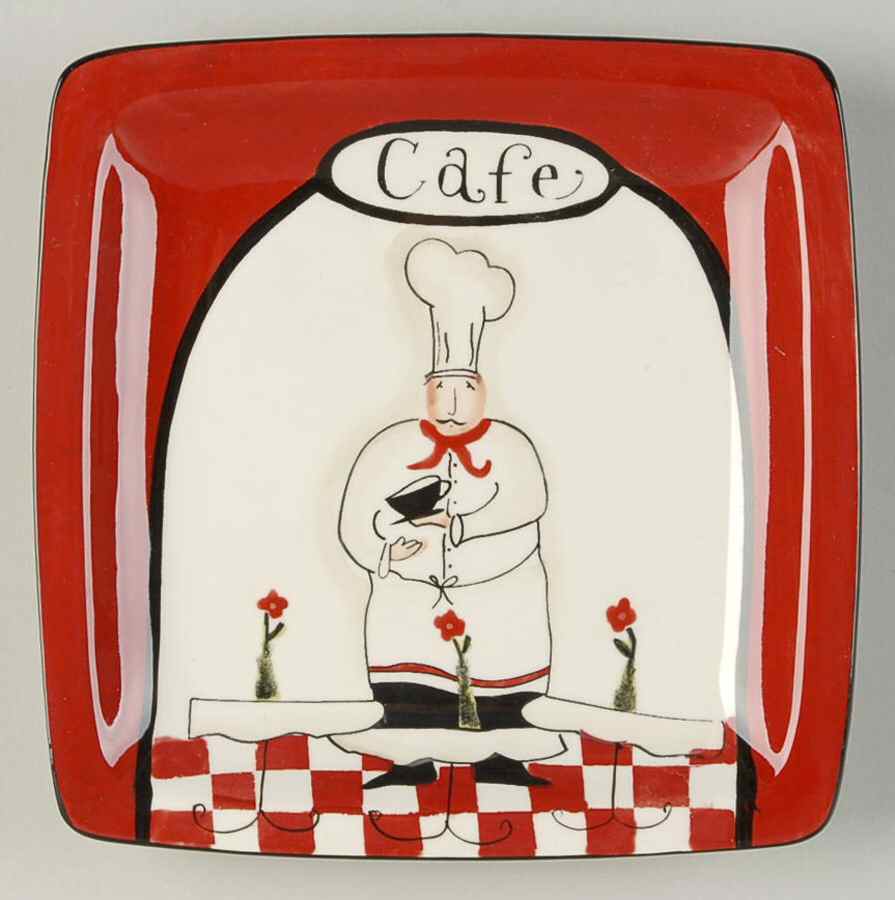 Salute Square Canape Plate by Certified International-1