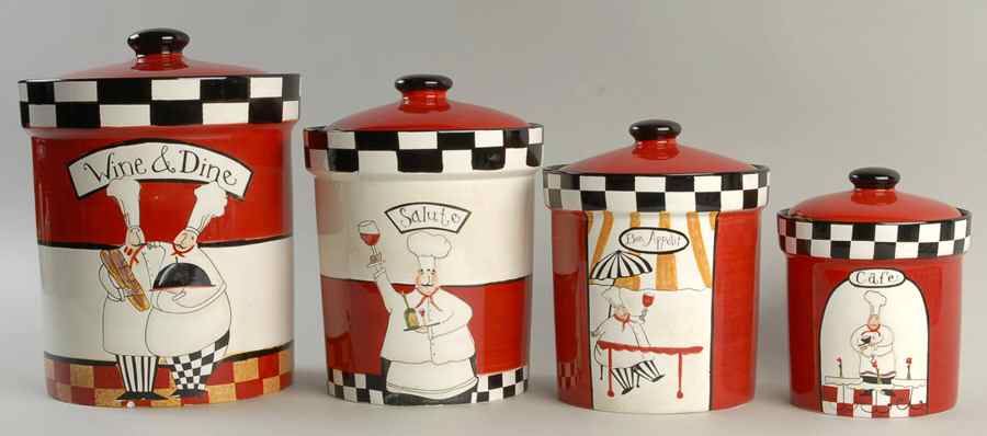 Salute (4 Piece) Canister Set (Box Set) by Certified International-1