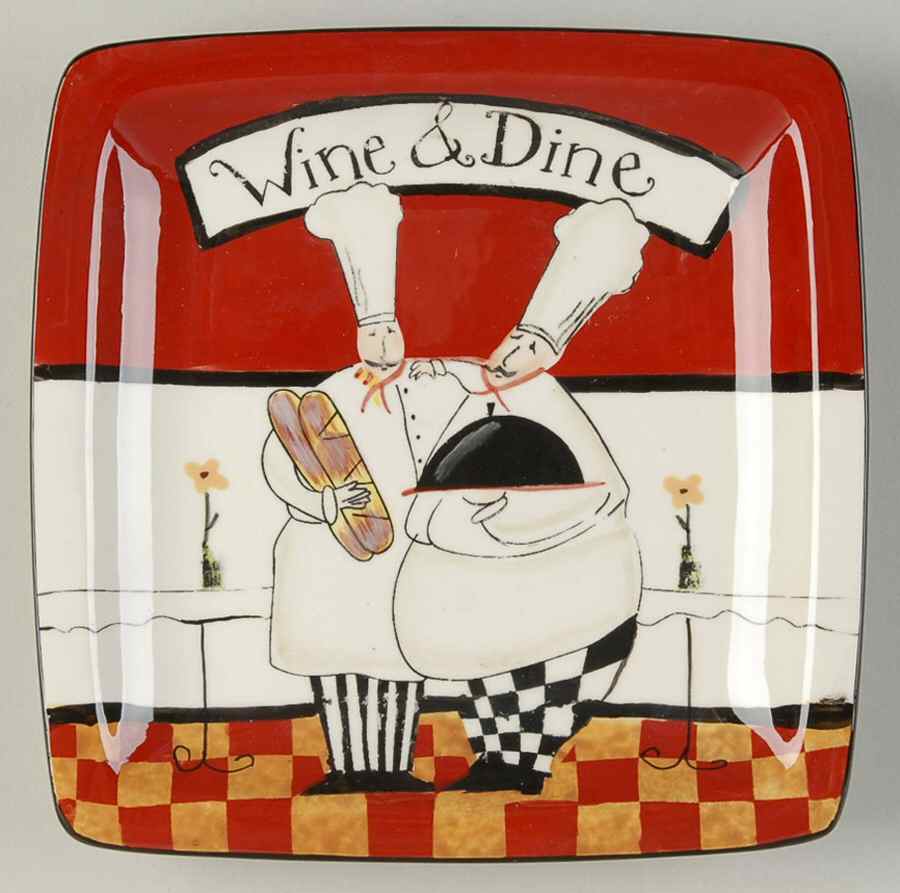 Salute Square Canape Plate by Certified International-1