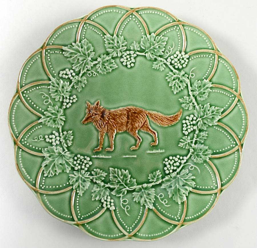 Hunting Salad/Dessert Plate by C E Corey-1