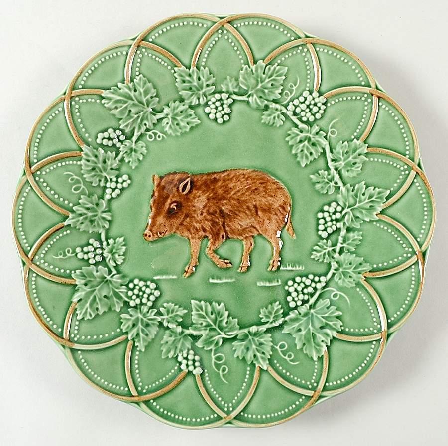 Hunting Salad/Dessert Plate by C E Corey-1