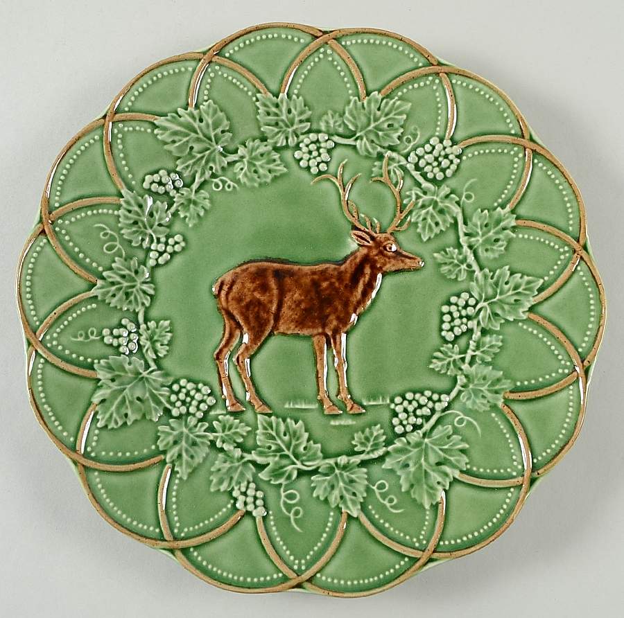 Hunting Salad/Dessert Plate by C E Corey-1