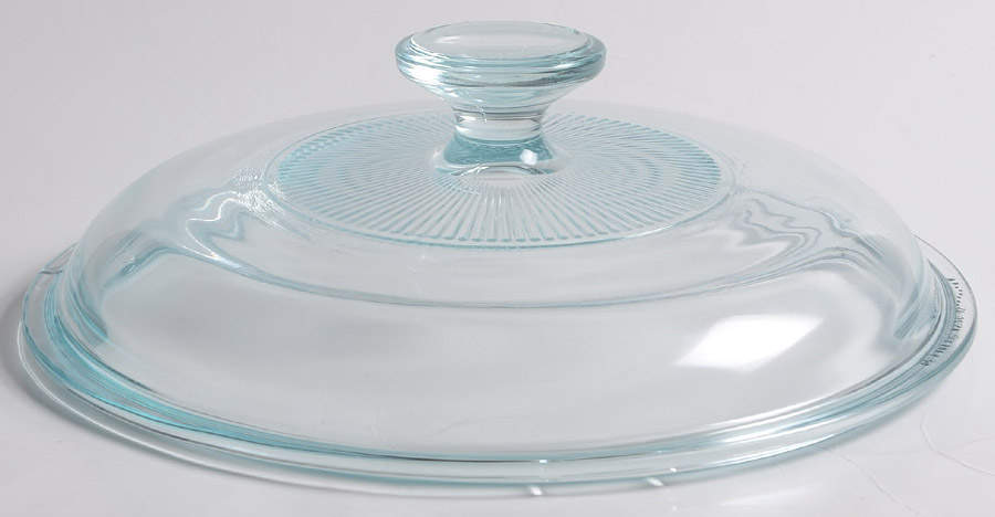 Corning & Pyrex Lids & Accessories Ice Blue Glass Lid #V-2 5-C by Corning Corelle-1