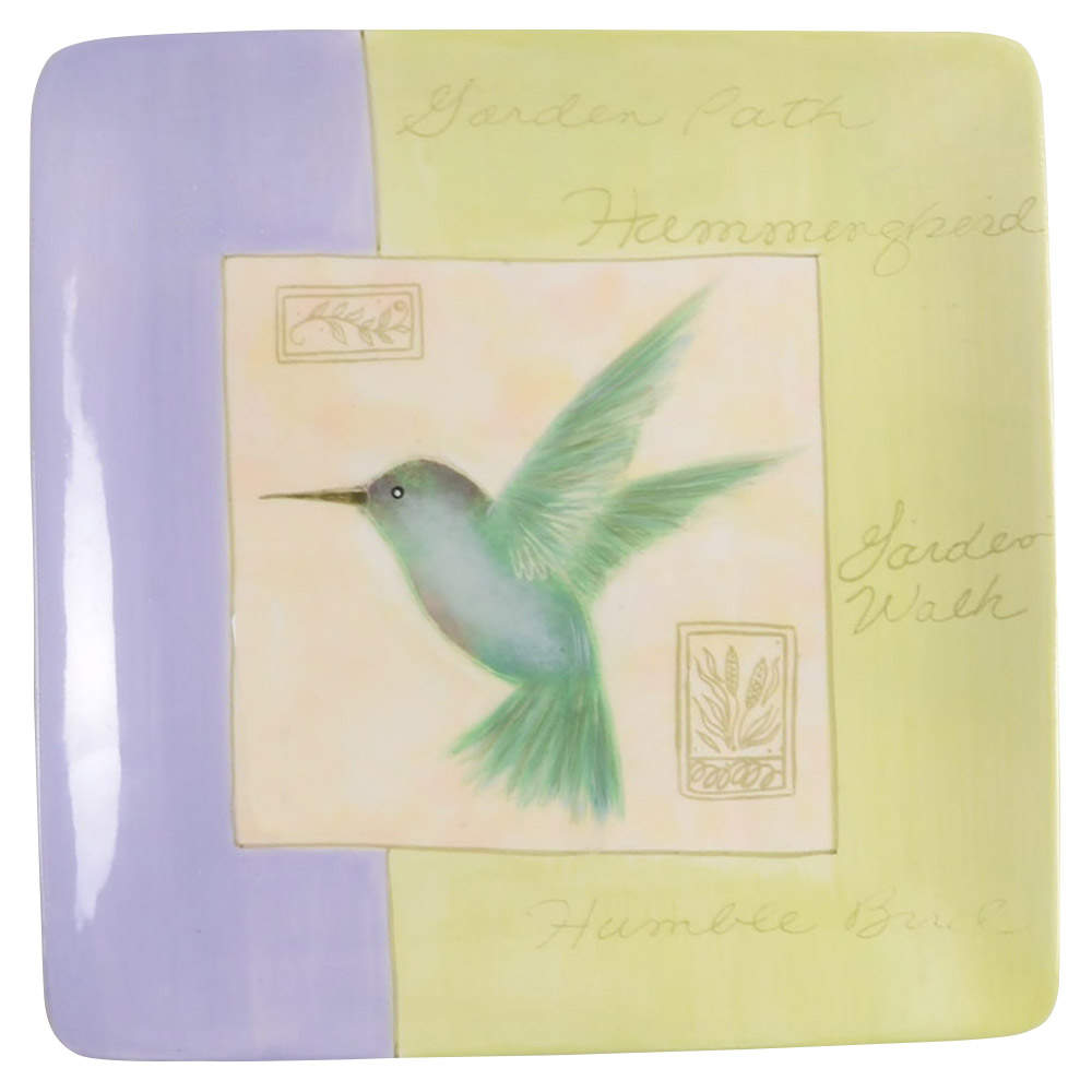 Botanical Garden Square Salad Plate by Certified International-1