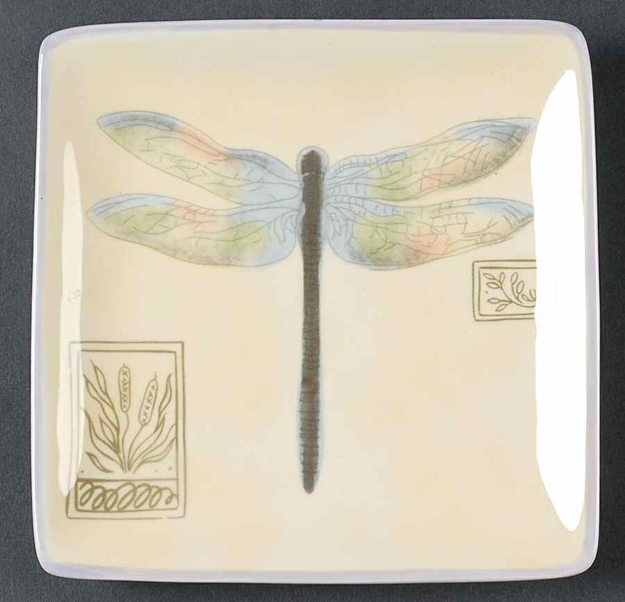 Botanical Garden Square Canape Plate by Certified International-1