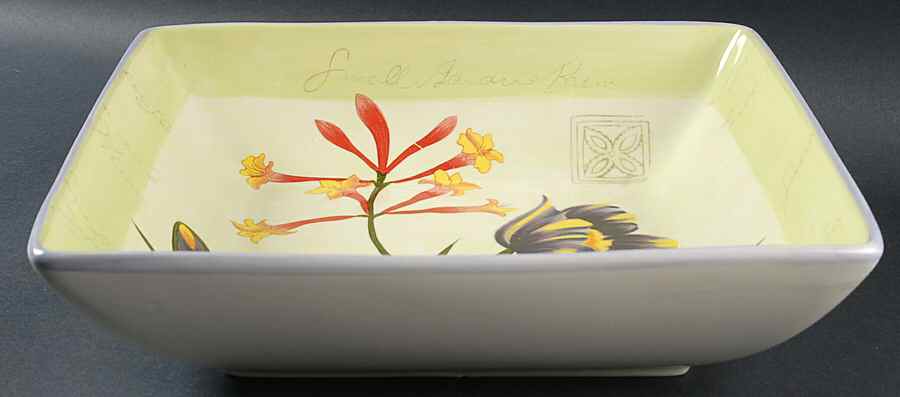 Botanical Garden 12" Square Pasta Serving Bowl by Certified International-1