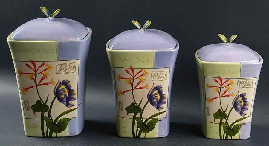Botanical Garden (3 Piece) Canister Set (Box Set) by Certified International-1