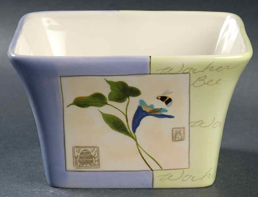 Botanical Garden Individual Square Ice Cream Dish by Certified International-1