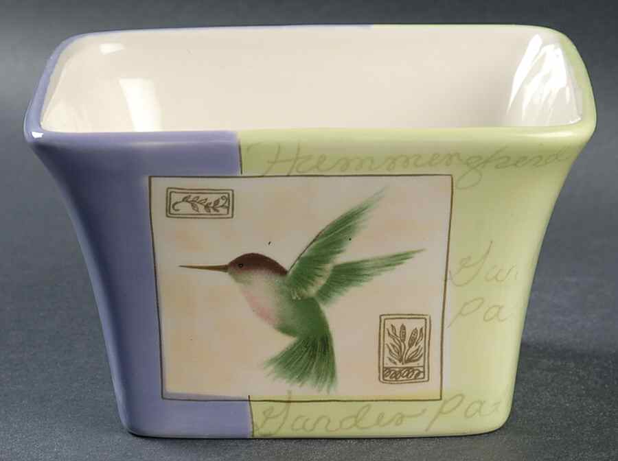 Botanical Garden Individual Square Ice Cream Dish by Certified International-1