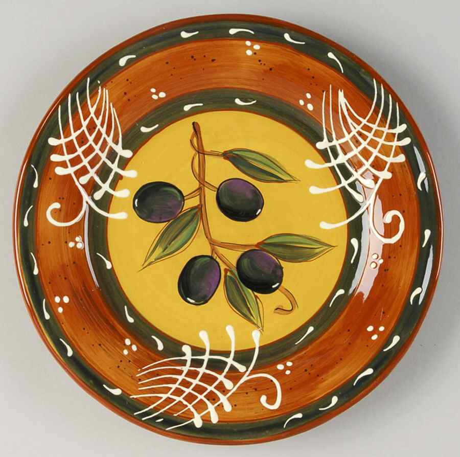 French Olives Salad Plate by Certified International-1