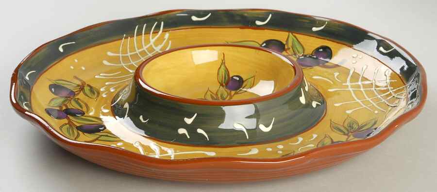 French Olives 1 Piece Chip & Dip by Certified International-1