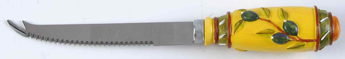 French Olives Cheese Knife with Stainless Blade by Certified International-1