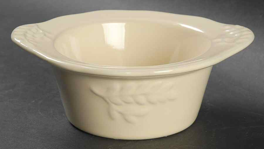 Cuisineware Ivory (Embossed Leaves) Ramekin by Certified International-1