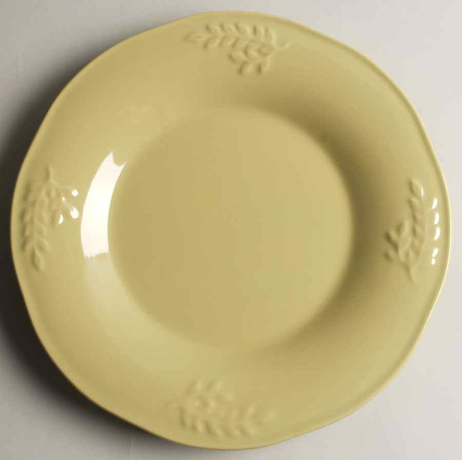 Cuisineware Green (Embossed Leaves) Dinner Plate by Certified International-1