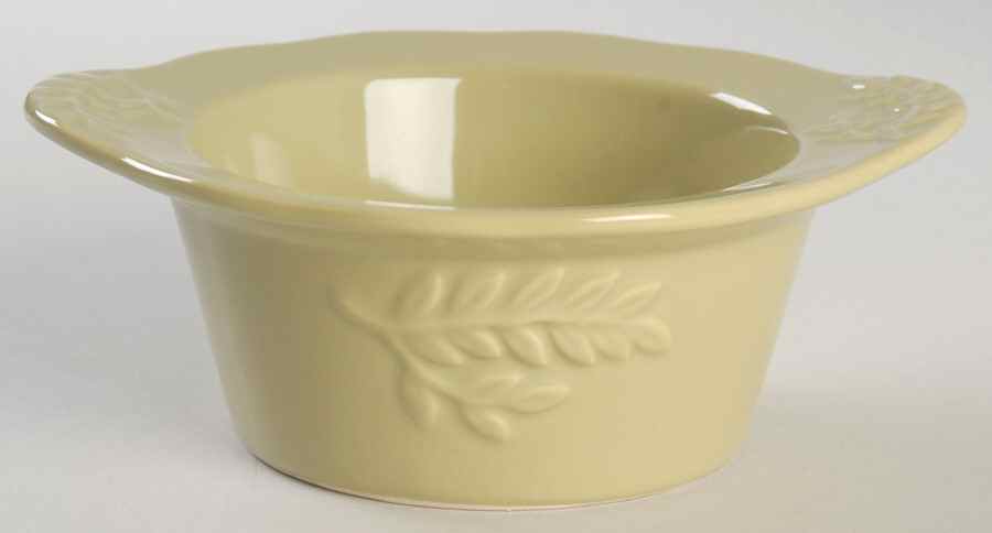 Cuisineware Green (Embossed Leaves) Ramekin by Certified International-1