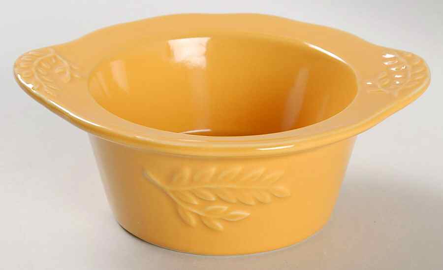 Cuisineware Gold (Embossed Leaves) Ramekin by Certified International-1