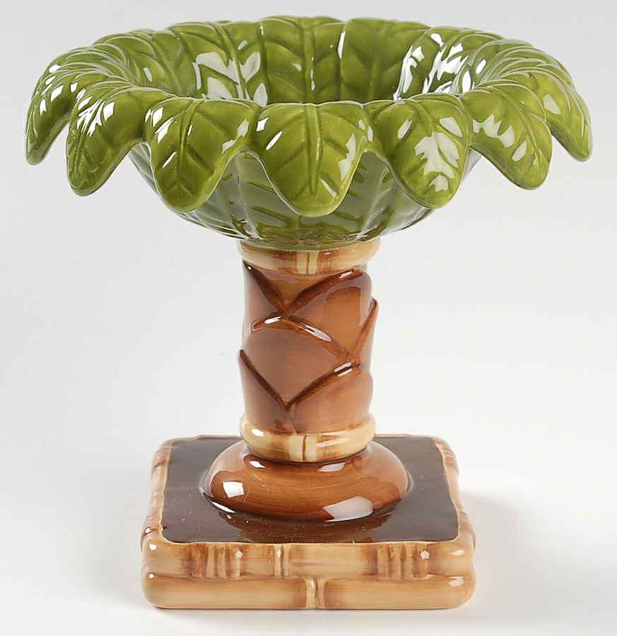 Palm Island Figural Compote by Certified International-1