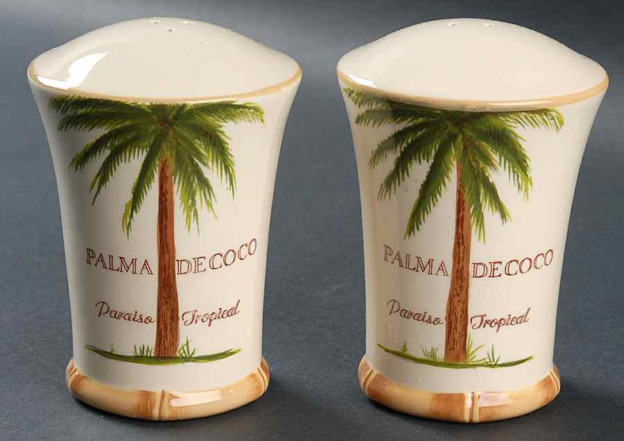 Palm Island Salt & Pepper Set by Certified International-1
