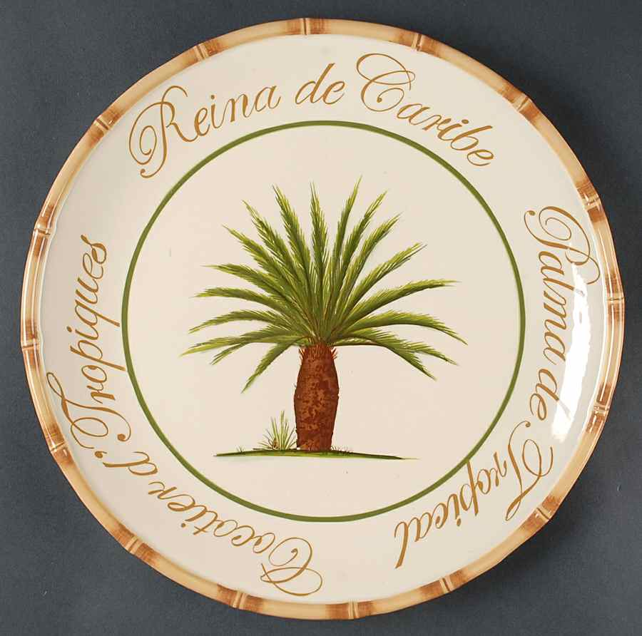 Palm Island 15" Chop Plate (Round Platter) by Certified International-1