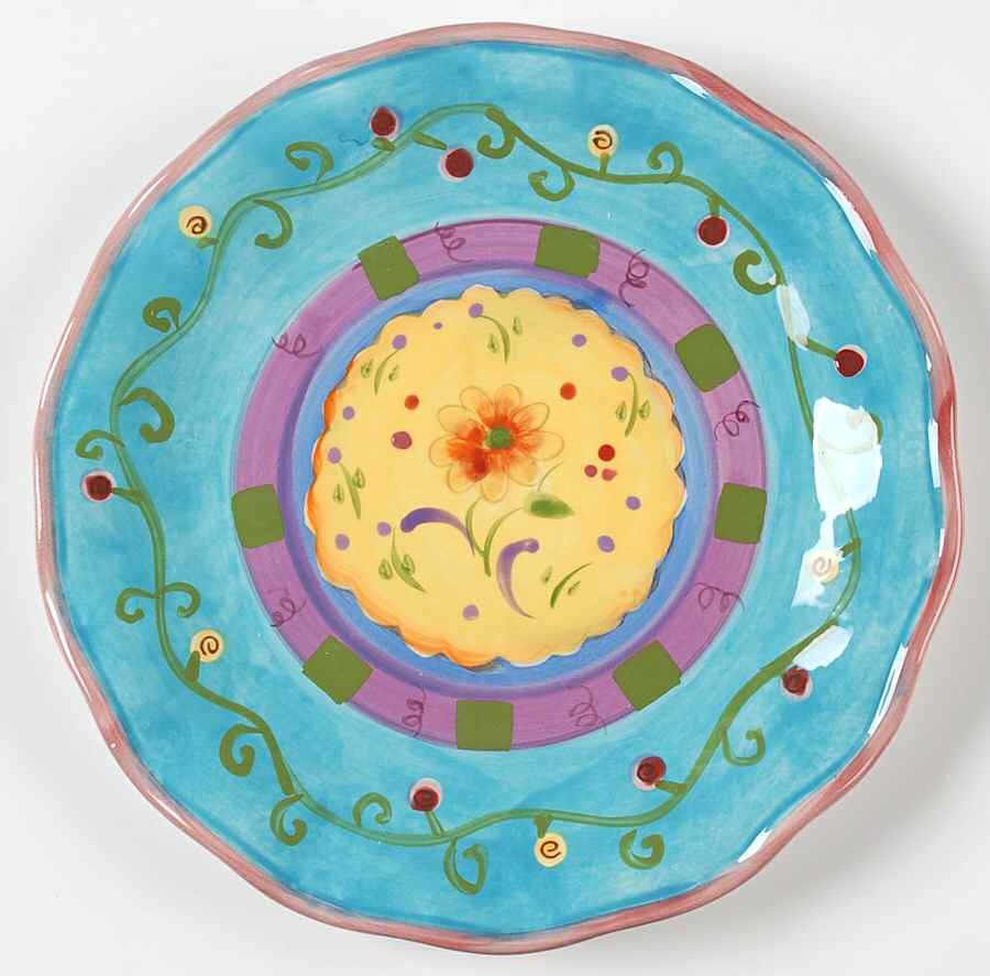 Tea Garden Salad/Dessert Plate by Certified International-1